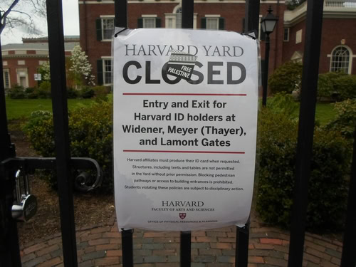Harvard Shrugs at Jew Hatred