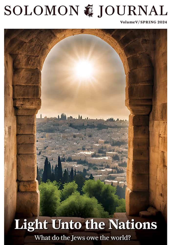 Spring 2024 — Light Unto the Nations: What do the Jews owe the world?