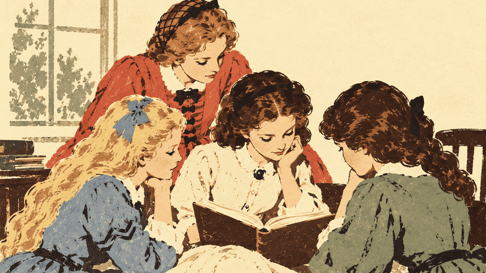 Image for <strong><em>Little Women</em><br />by Louisa May Alcott</strong><br /><small>Sundays | Oct 25, Nov 1, 8, 15, 29 <em>or</em><br>Tuesdays | Oct 27, Nov 3, 10, 17, Dec 1</small>